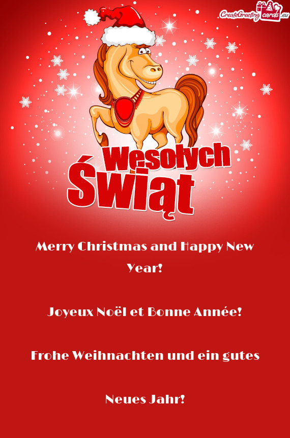 Frohe Weihnachten und ein gutes