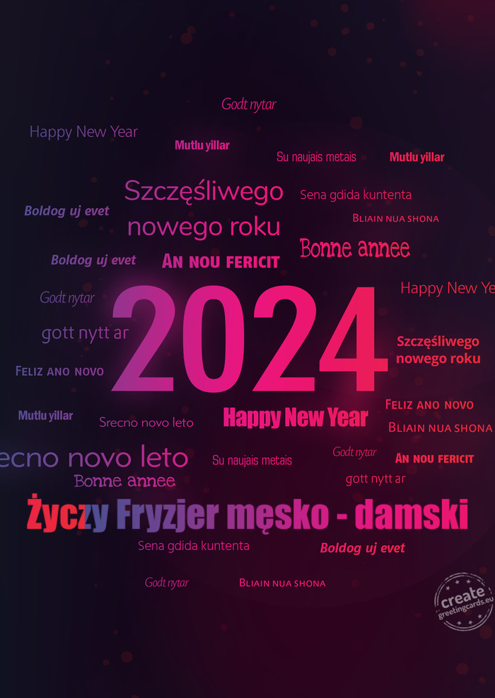 Fryzjer męsko - damski