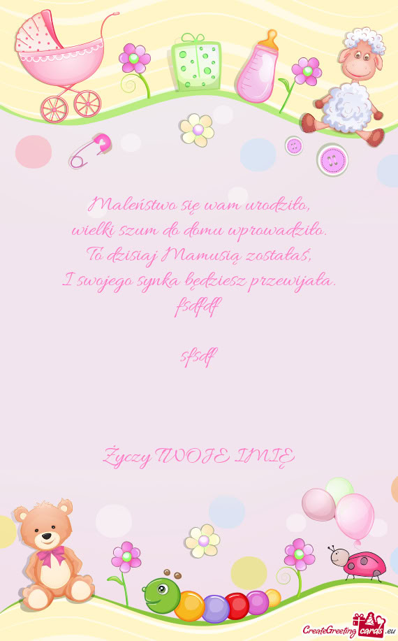 Fsdfdf sfsdf  TWOJE IMIĘ