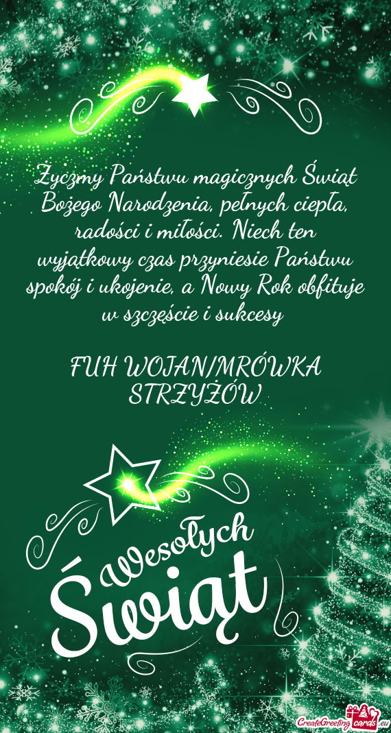 FUH WOJAN/MRÓWKA STRZYŻÓW