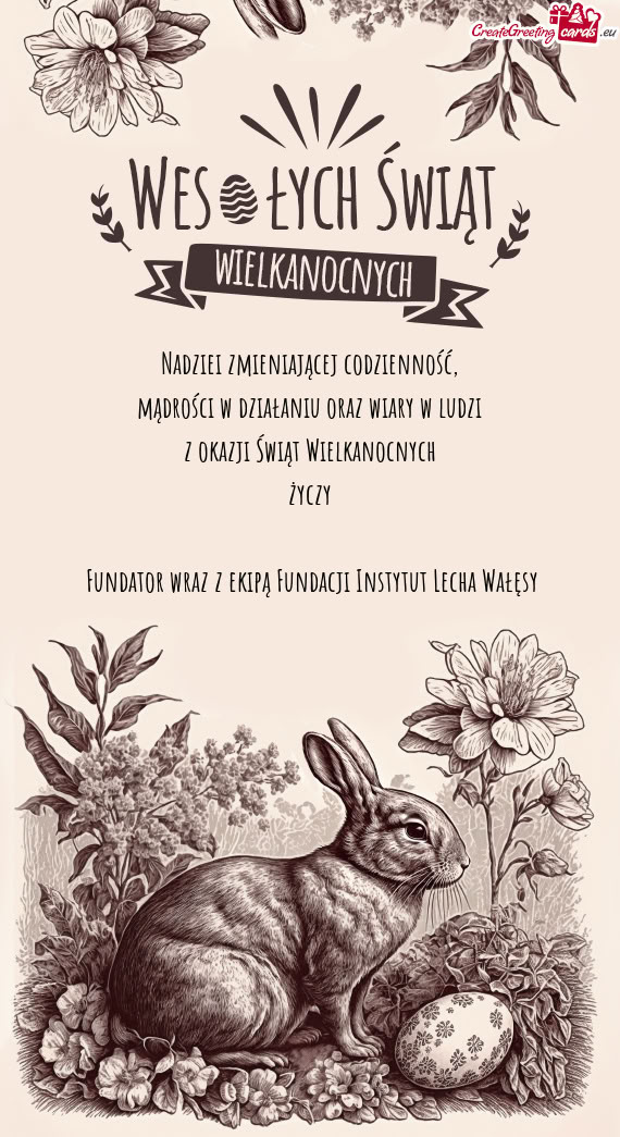 Fundator wraz z ekipą Fundacji Instytut Lecha Wałęsy