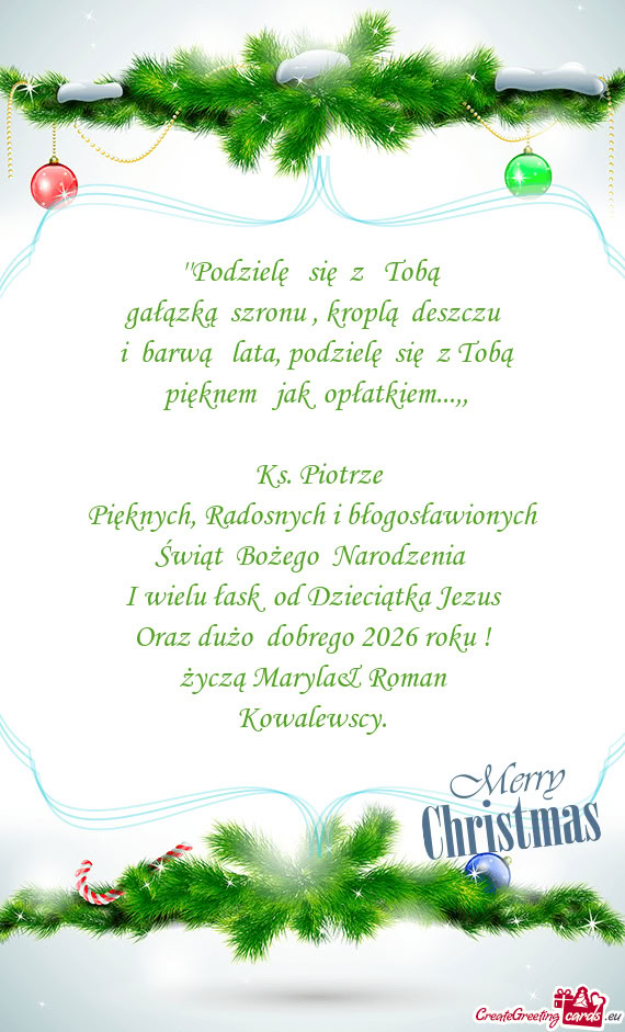 Gałązką szronu , kroplą deszczu