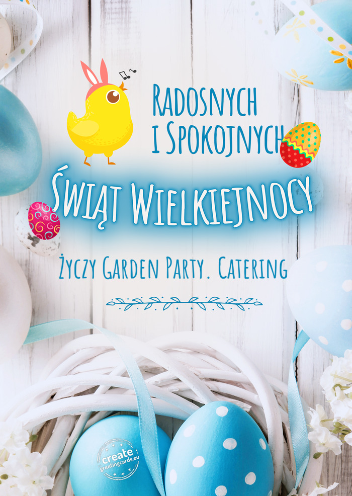 Garden Party. Catering