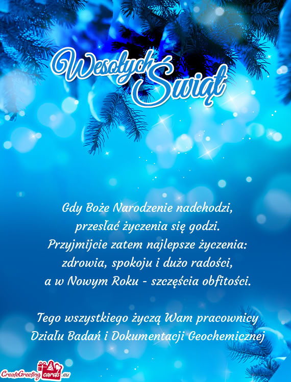 Gdy Boże Narodzenie nadchodzi