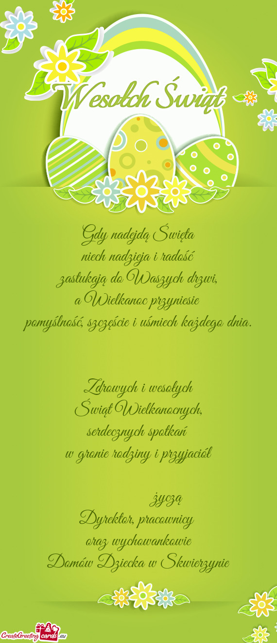 Gdy nadejdą Święta  niech nadzieja i radość  zastukają do Waszych drzwi,