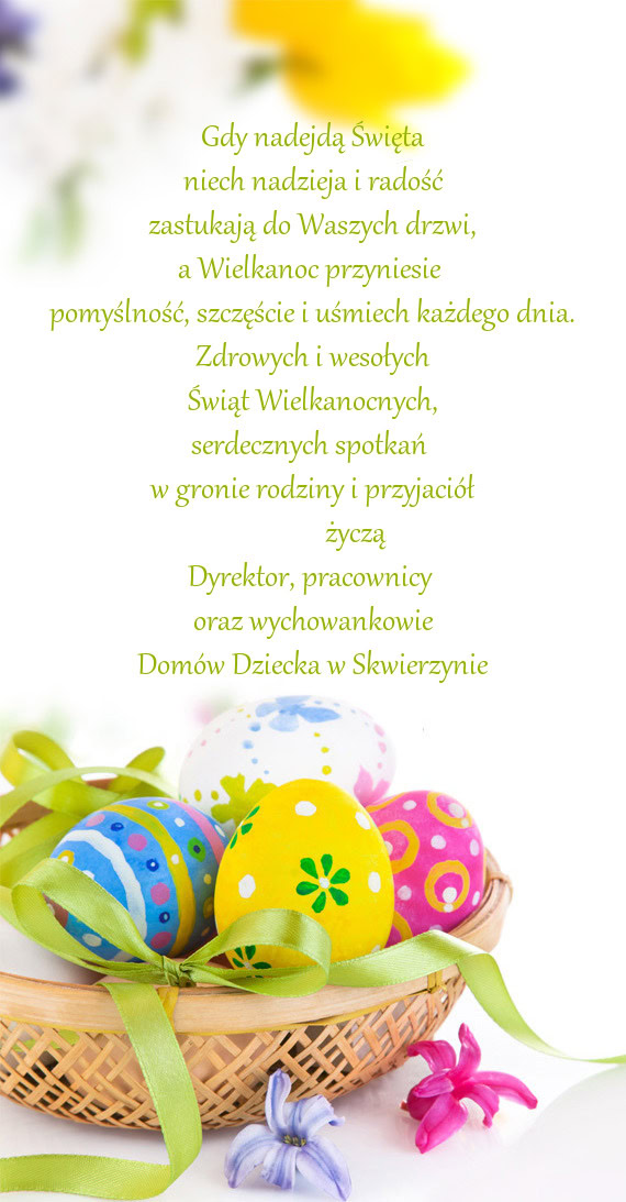 Gdy nadejdą Święta  niech nadzieja i radość  zastukają do Waszych drzwi,