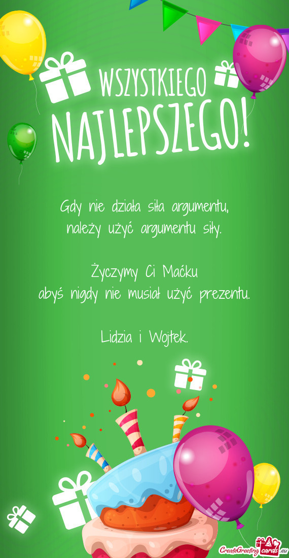 Gdy nie działa siła argumentu