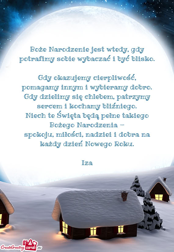 Gdy okazujemy cierpliwość, pomagamy innym i wybieramy dobro