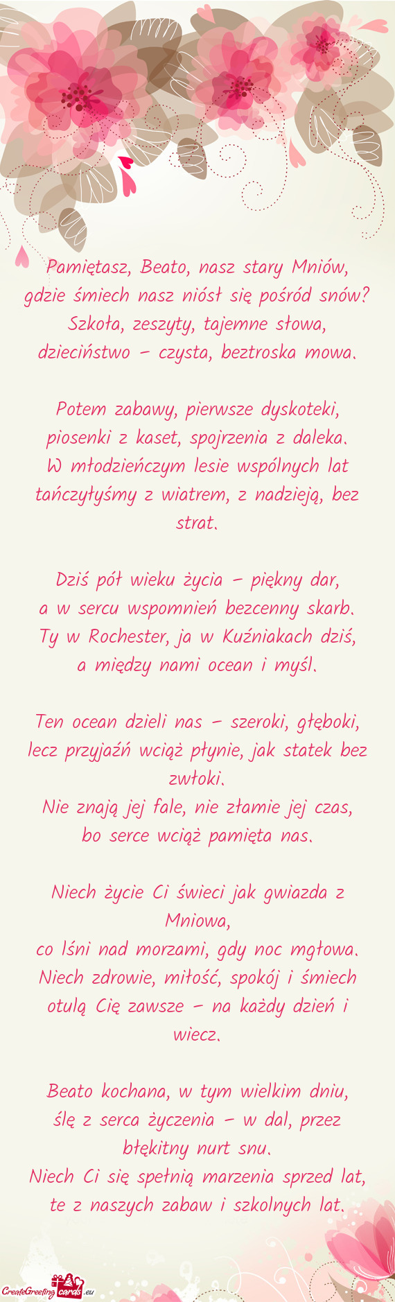 Gdzie śmiech nasz niósł się pośród snów