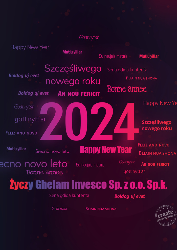 Ghelam Invesco Sp. z o.o. Sp.k.