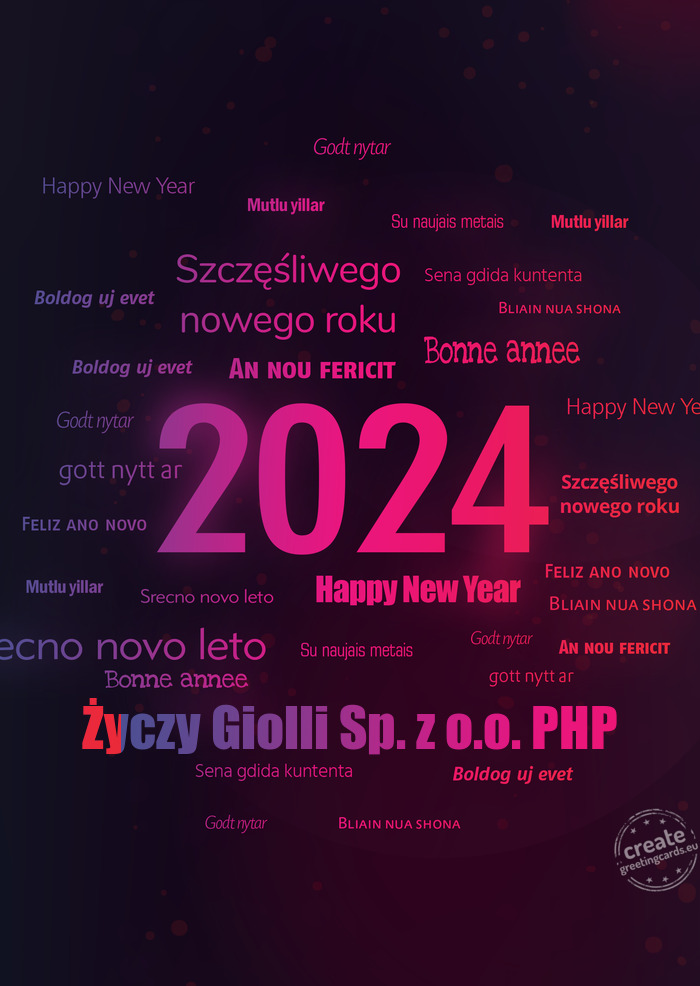 Giolli Sp. z o.o. PHP