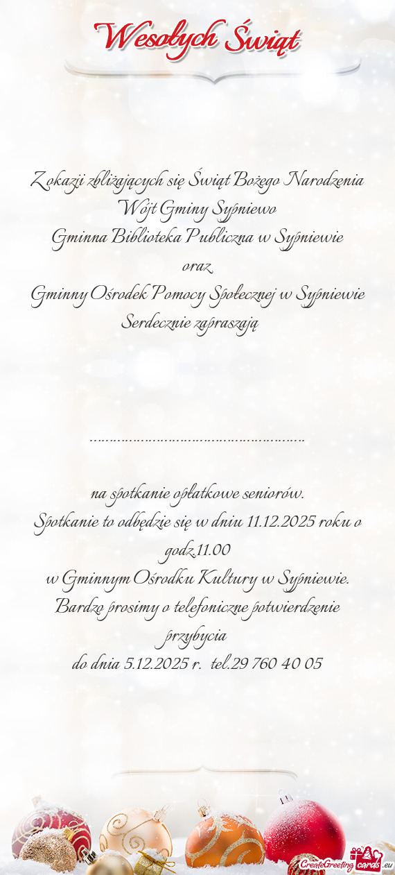 Gminna Biblioteka Publiczna w Sypniewie