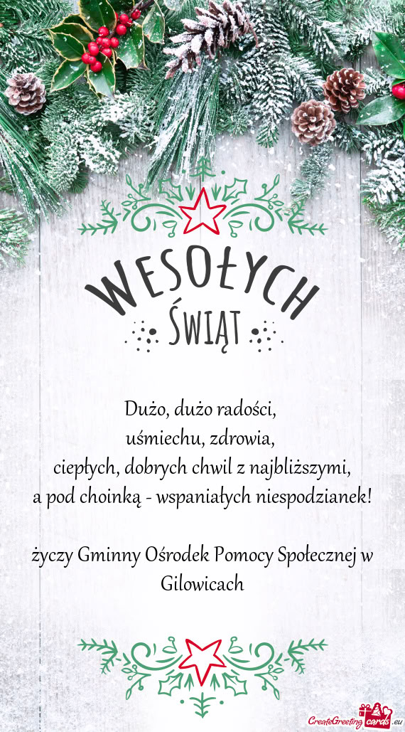 Gminny Ośrodek Pomocy Społecznej w Gilowicach