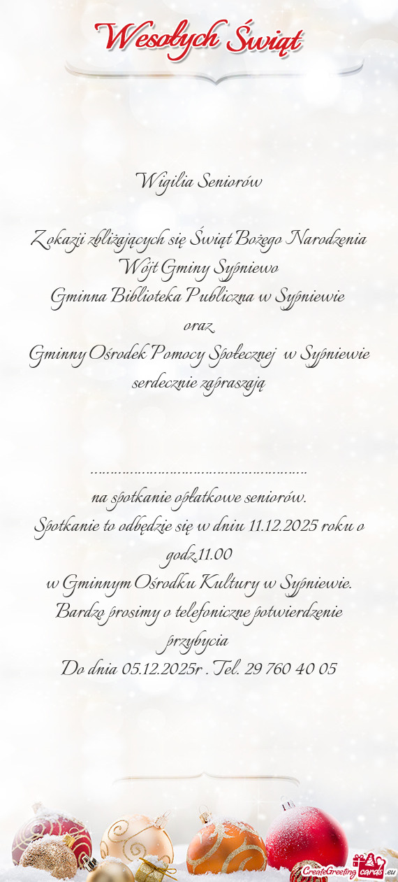 Gminny Ośrodek Pomocy Społecznej w Sypniewie