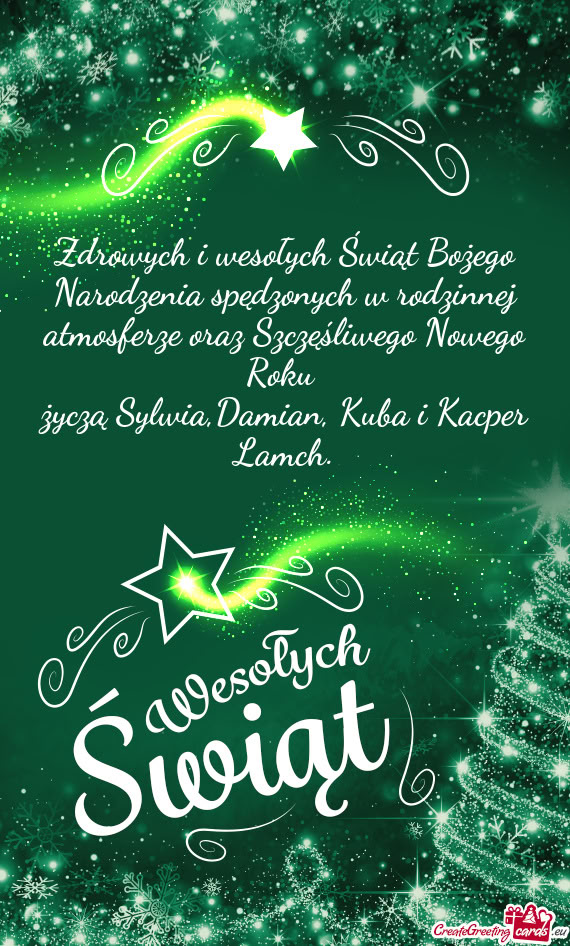 Go Nowego Roku życzą Sylwia