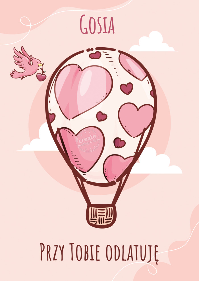 Gosia przy tobie odlatuję