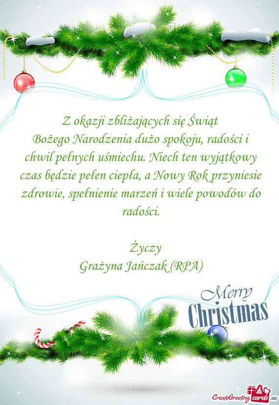 Grażyna Jańczak (RPA)