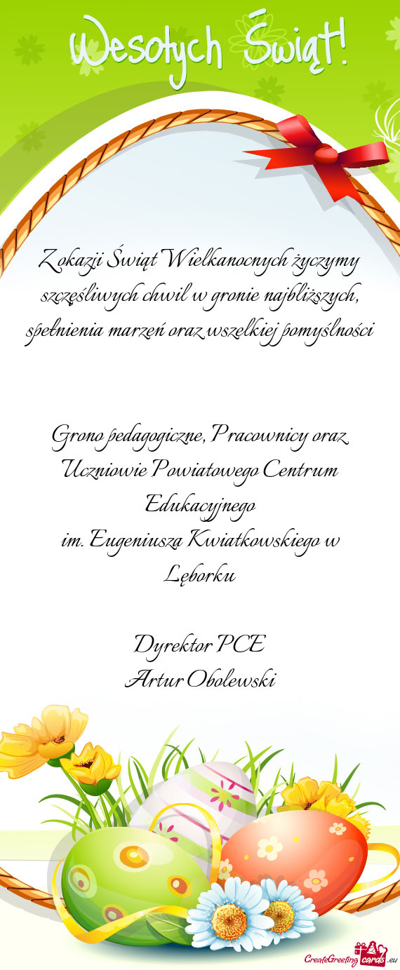 Grono pedagogiczne, Pracownicy oraz Uczniowie Powiatowego Centrum Edukacyjnego