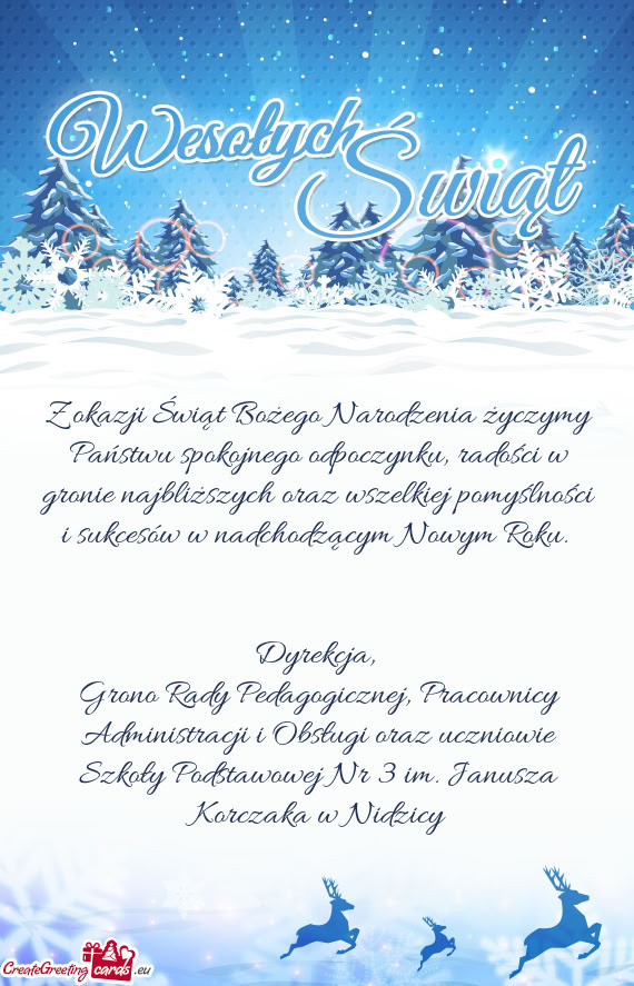 Grono Rady Pedagogicznej, Pracownicy Administracji i Obsługi oraz uczniowie Szkoły Podstawowej Nr