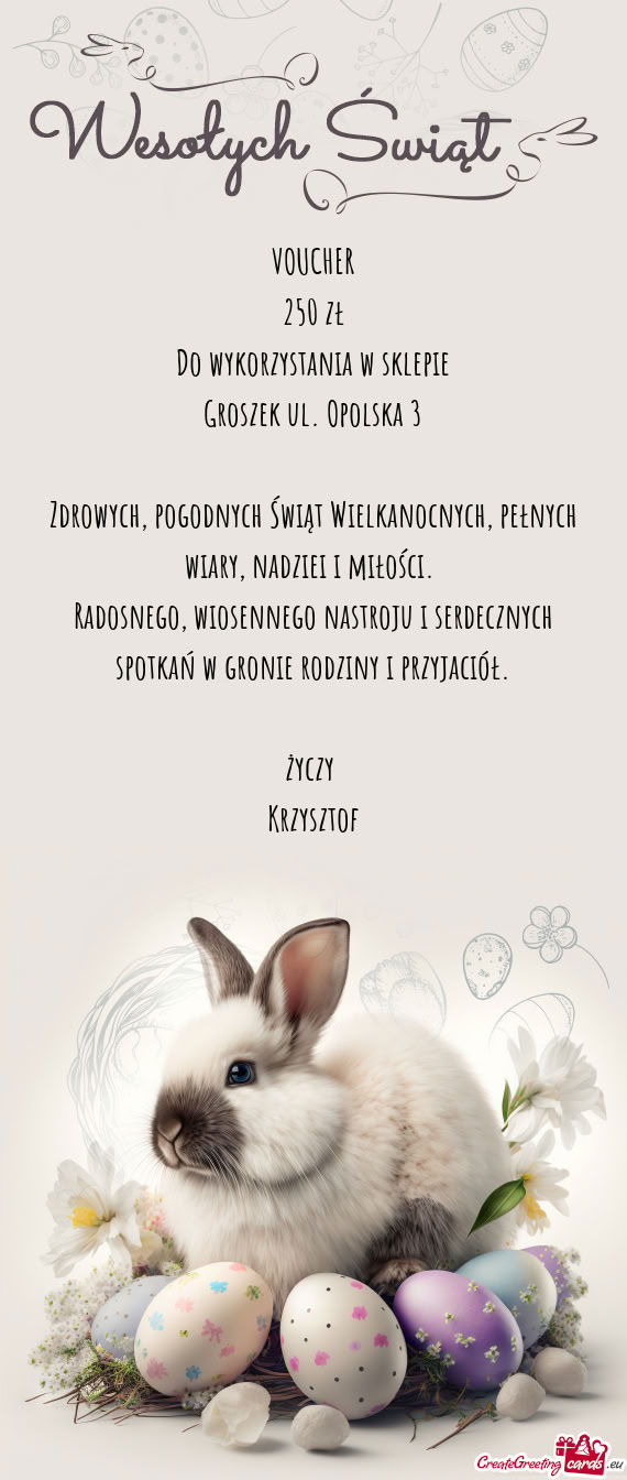 Groszek ul. Opolska 3