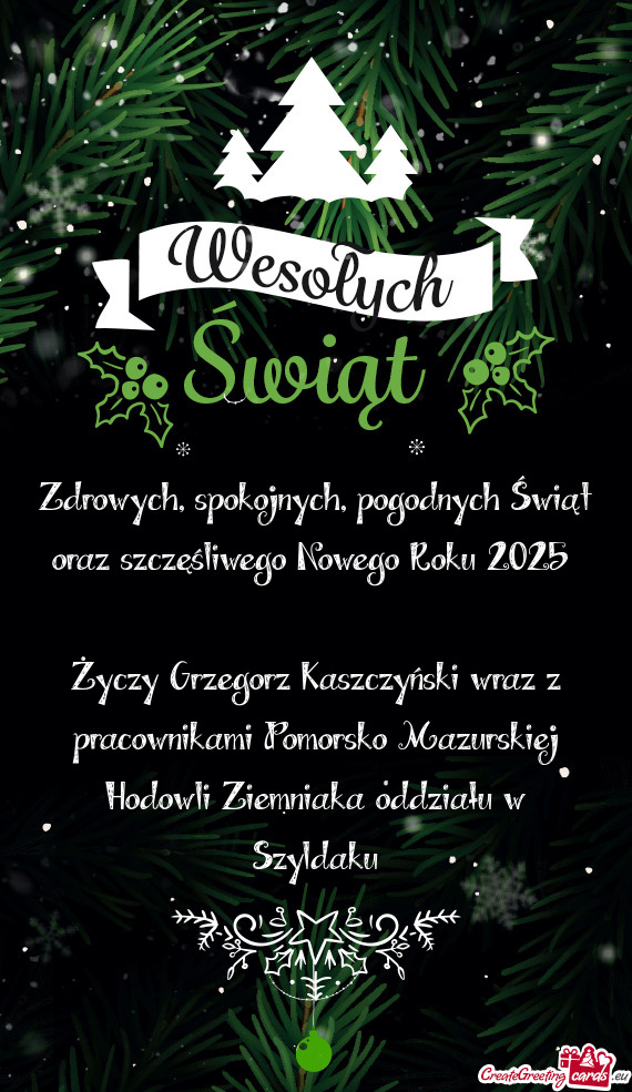 Grzegorz Kaszczyński wraz z pracownikami Pomorsko Mazurskiej Hodowli Ziemniaka oddziału w S