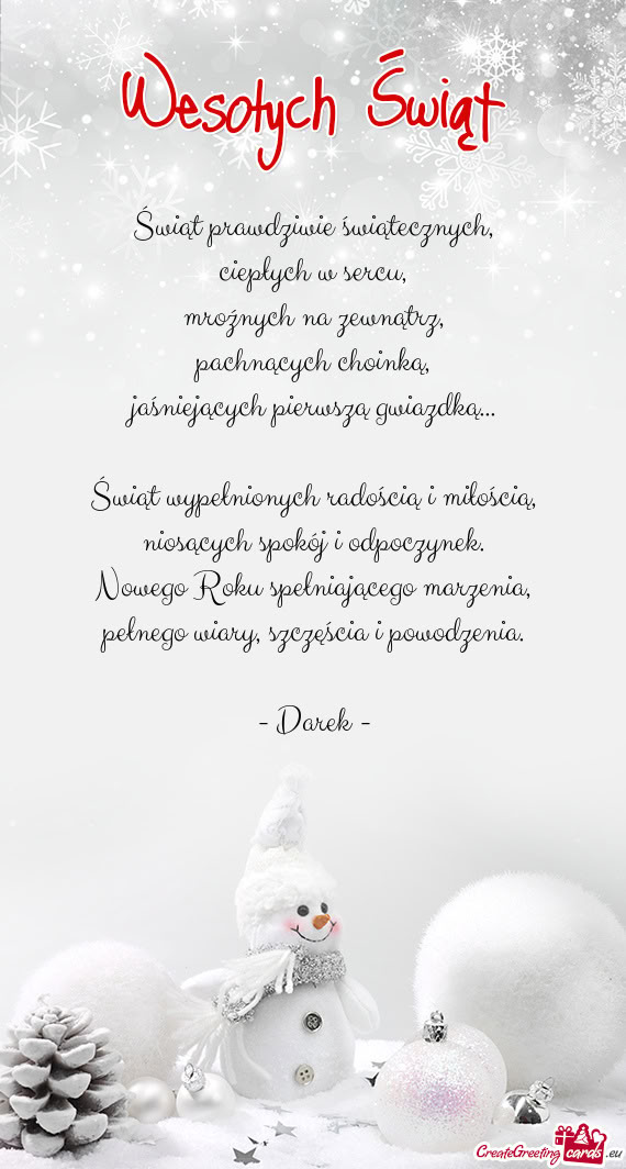 Gwiazdką... Świąt