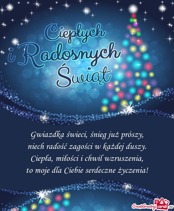 Gwiazdka świeci, śnieg już prószy