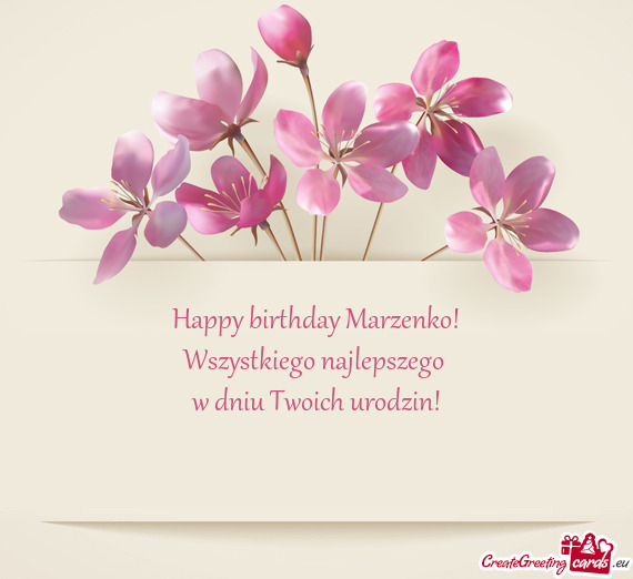 Happy birthday Marzenko