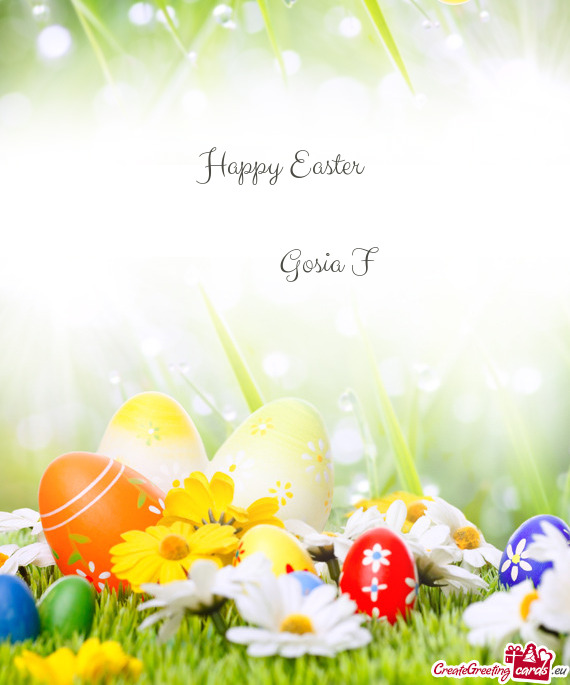 Happy Easter     Gosia F