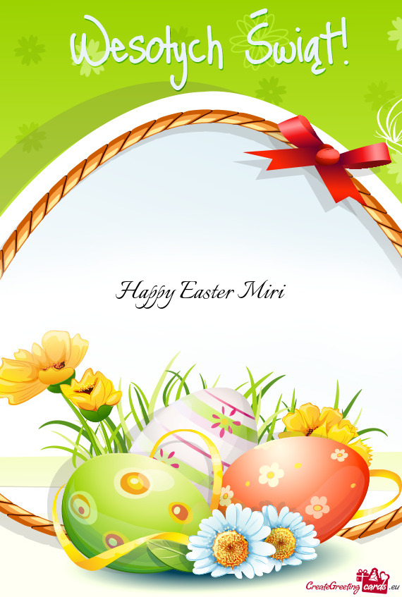 Happy Easter Miri
