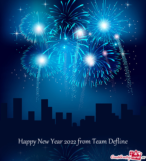 Happy New Year 2022 from Team Defline