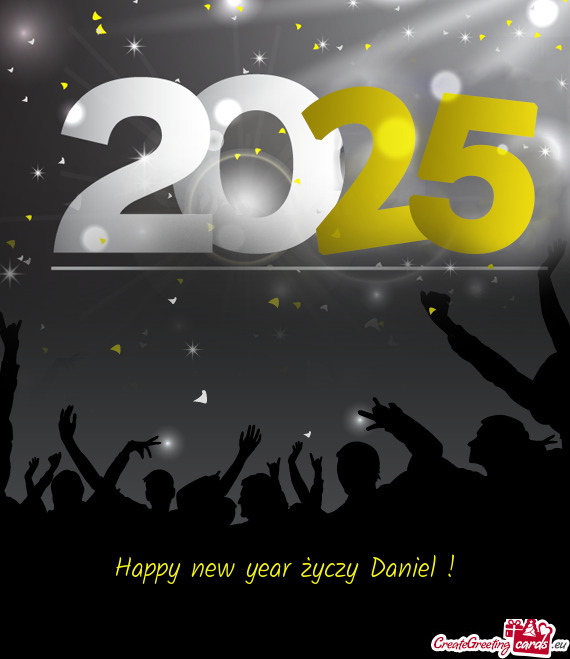 Happy new year życzy Daniel !