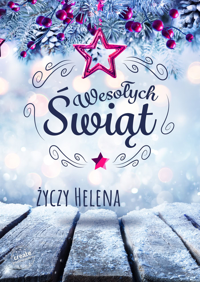 Helena ⛄⛄🌲🌲 Wesołych Świąt