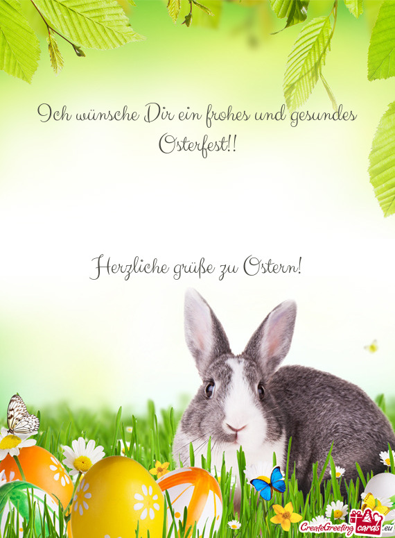 Herzliche grüße zu Ostern