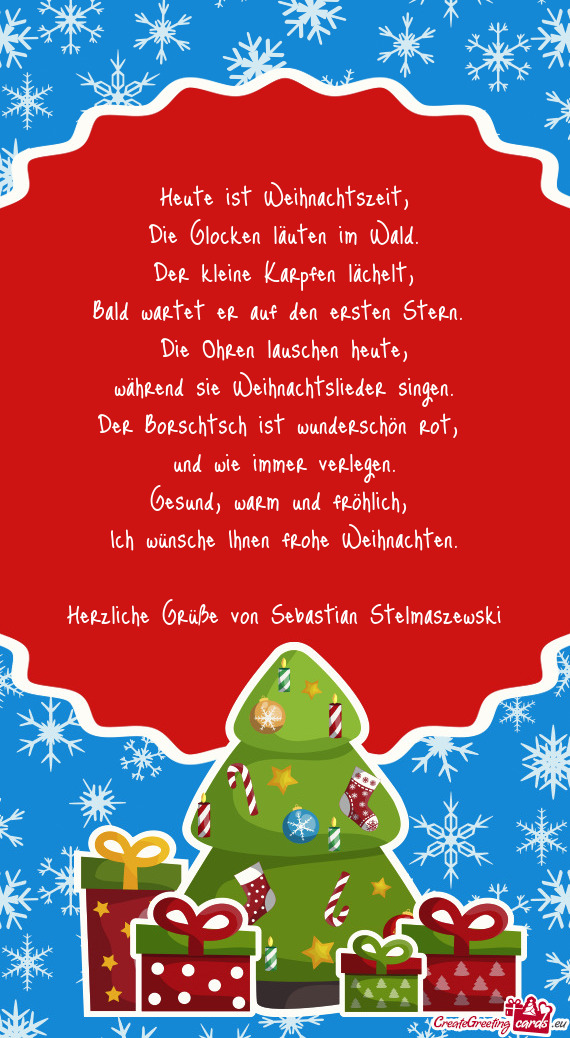 Heute ist Weihnachtszeit