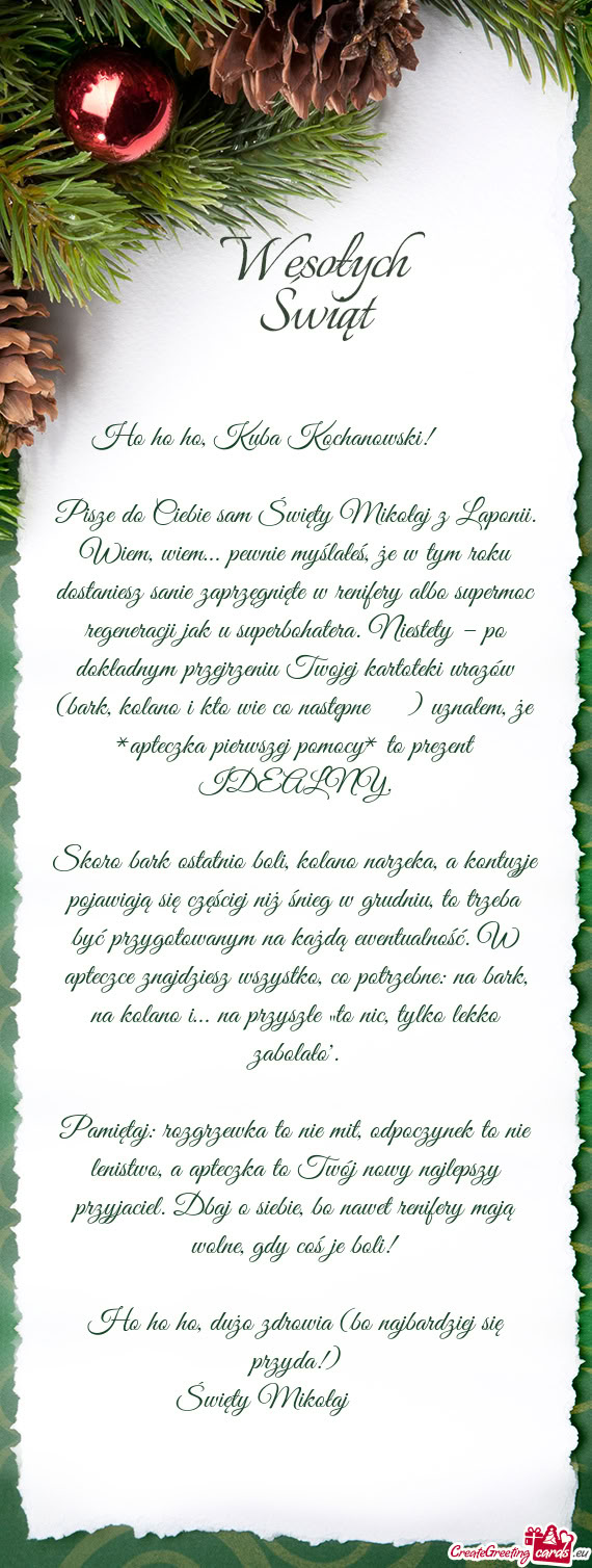 Ho ho ho, Kuba Kochanowski! 🎅🎁