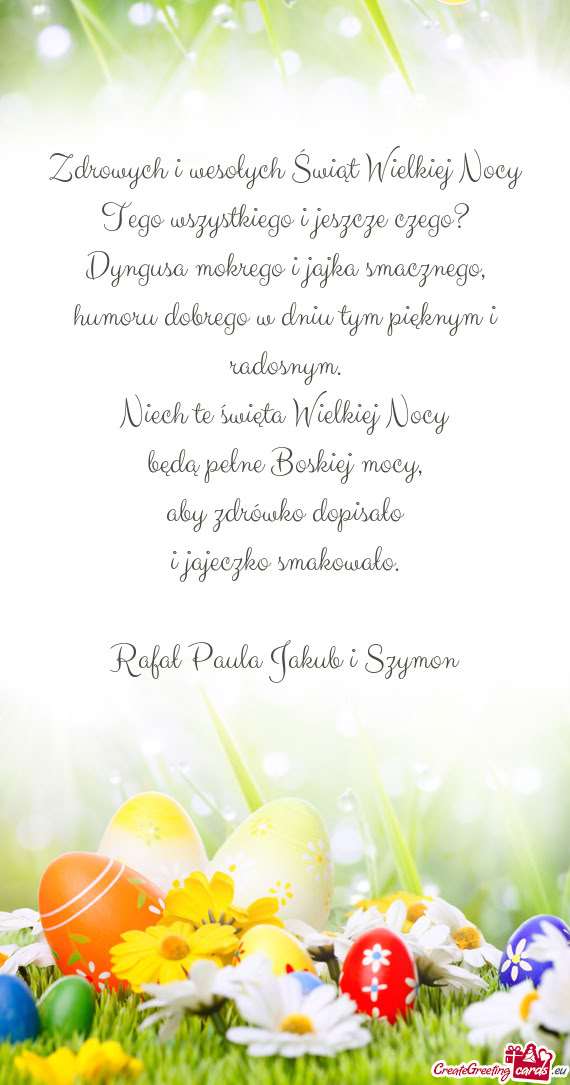 Humoru dobrego w dniu tym pięknym i radosnym