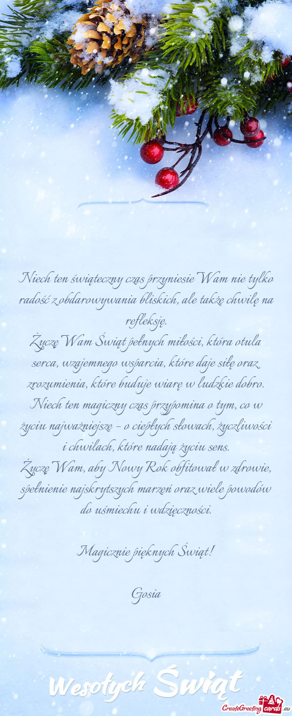 Hwilę na refleksję