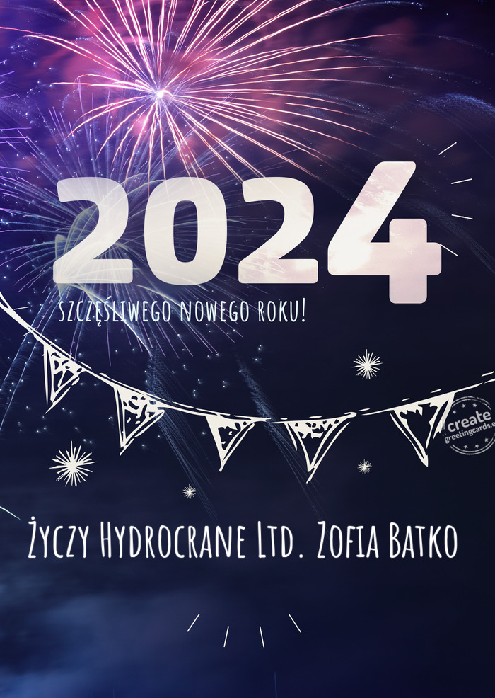 Hydrocrane Ltd. Zofia Batko