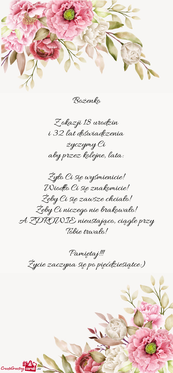 I 32 lat doświadczenia