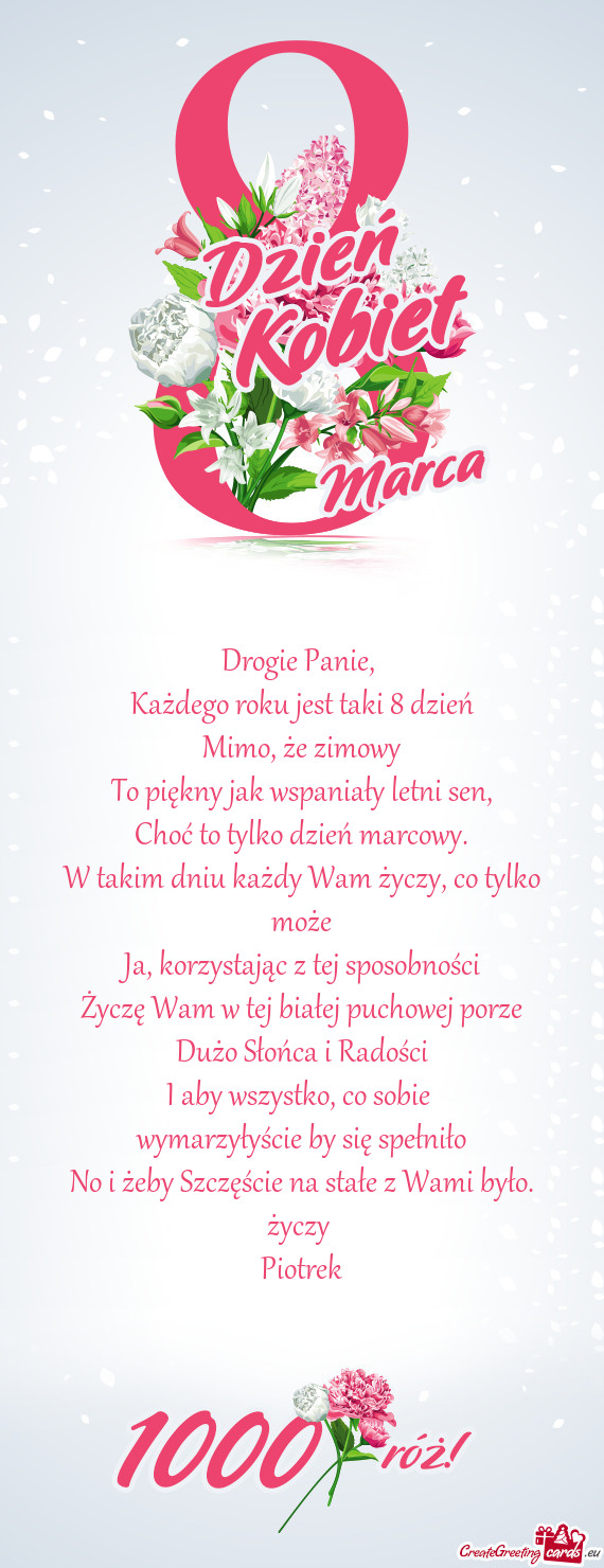 I aby wszystko, co sobie