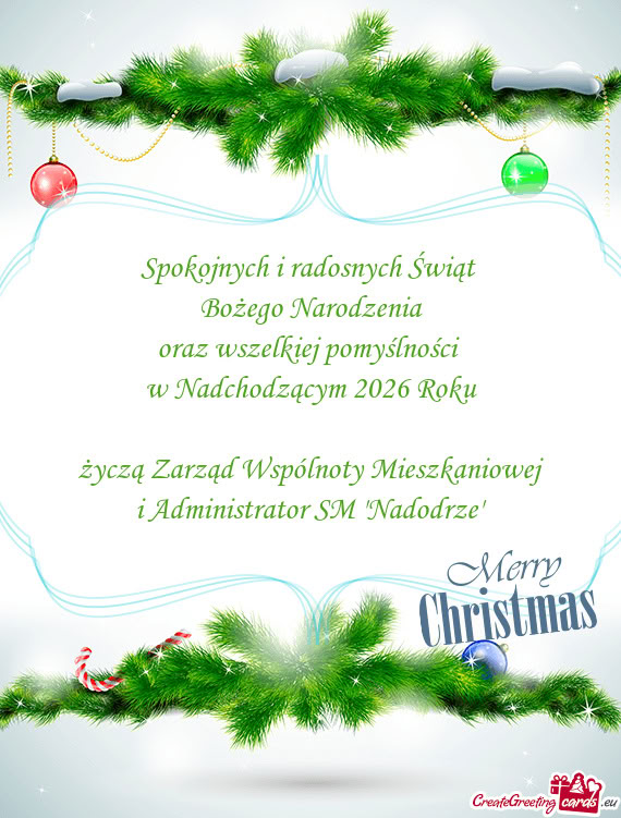 I Administrator SM "Nadodrze"