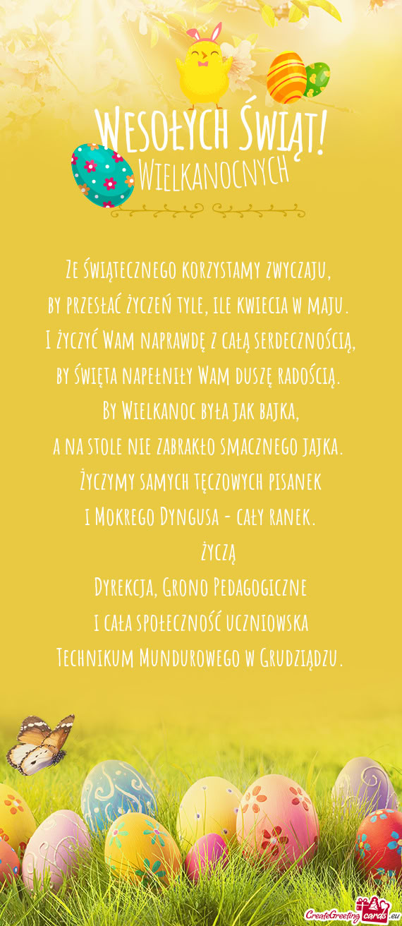 I cała społeczność uczniowska