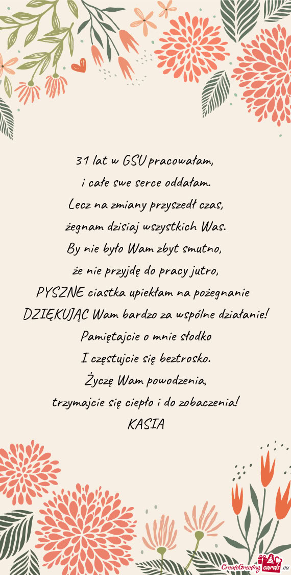 I całe swe serce oddałam