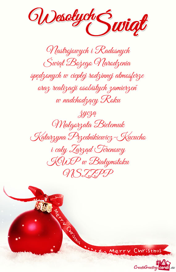 I cały Zarząd Terenowy