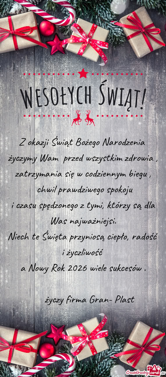 I czasu spędzonego z tymi, którzy są dla Was najważniejsi