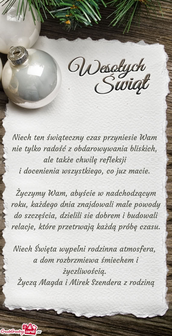 I docenienia wszystkiego, co juz macie