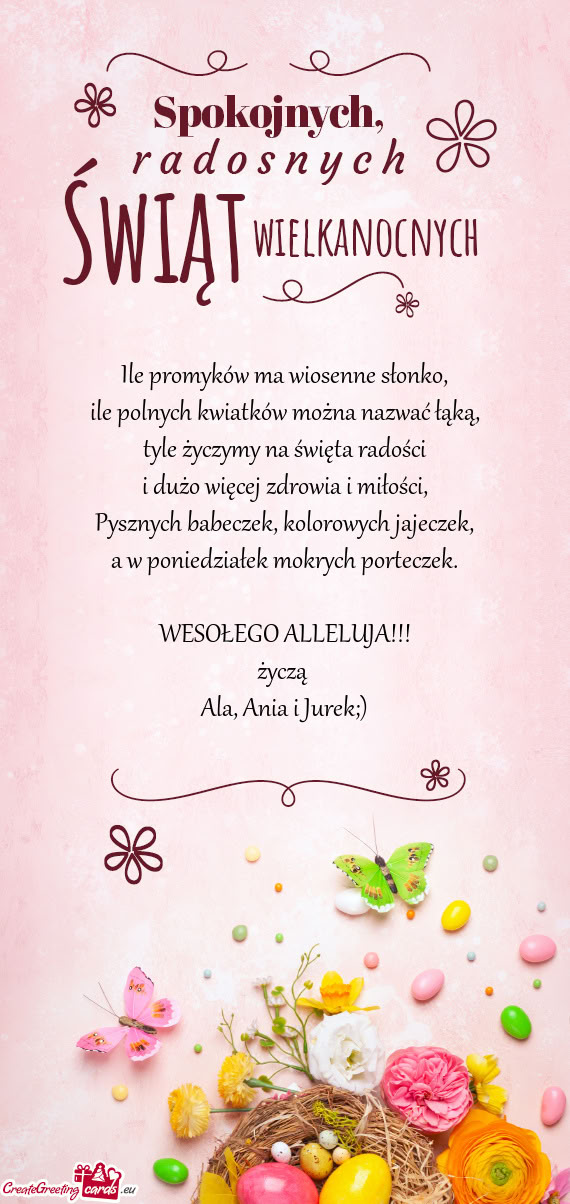 I dużo więcej zdrowia i miłości