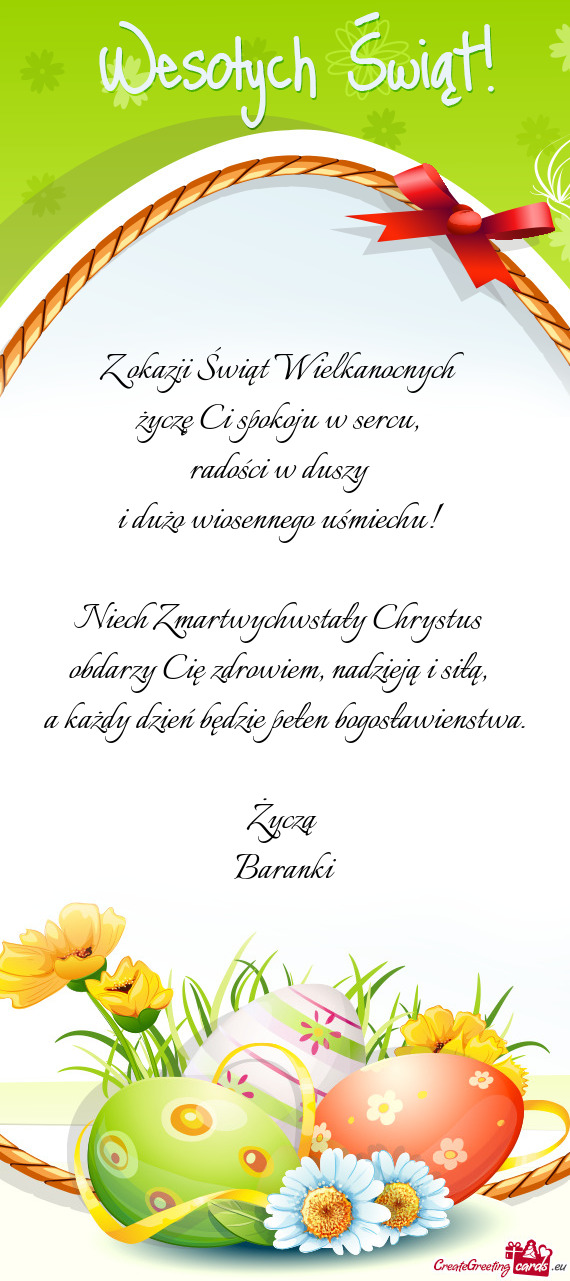 I dużo wiosennego uśmiechu! 🌷