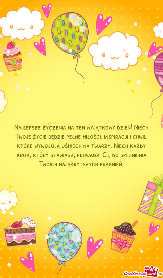I i chwil, które wywołują uśmiech na twarzy. Niech każdy krok, który stawiasz, prowadzi Cię d